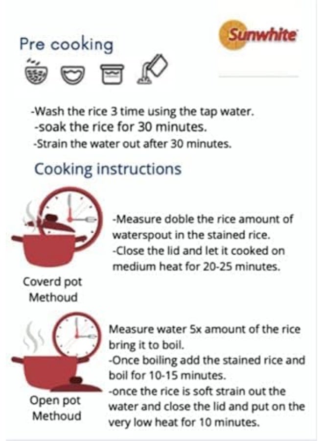 صن وايت أرز صن وايت كالروز 10 كجم - Image 4